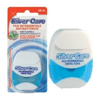SilverCare - dentální hedvábná voskovaná nit 50m SilverCare - 1