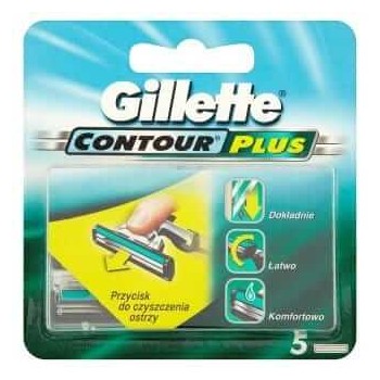 Gillette Contour Plus hlavice 5ks Gillette - 1