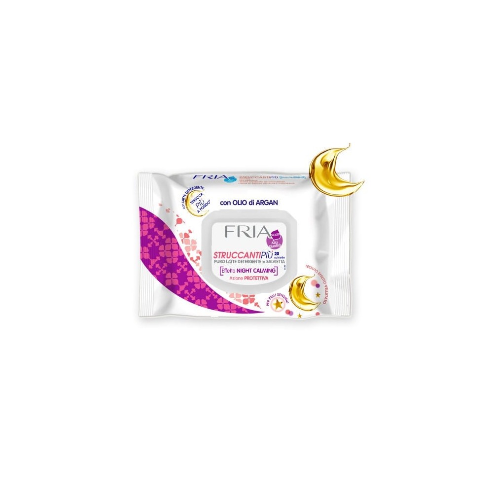 Fria - Struccanti čisticí a odličovací pleťové ubrousky pro citlivou pokožku 20 ks FRIA - 1