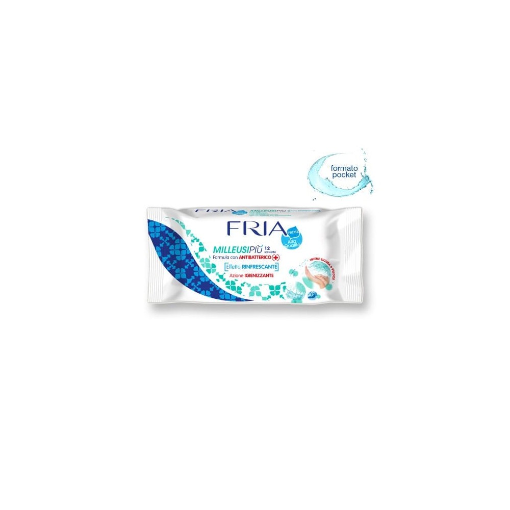 FRIA - antibakteriální vlhčené ubrousky 12 ks FRIA - 1
