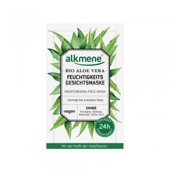 Alkmene - BIO hydratační maska s BIO aloe vera pro normální a suchou pleť s 24-hodinovým účinkem 2x6 ml Alkmene | Přírodní kosme