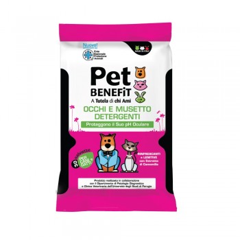 PET BENEFIT - Čisticí utěrky na oči a čumáček pro psy a kočky, 30 ks Pet Benefit - 1