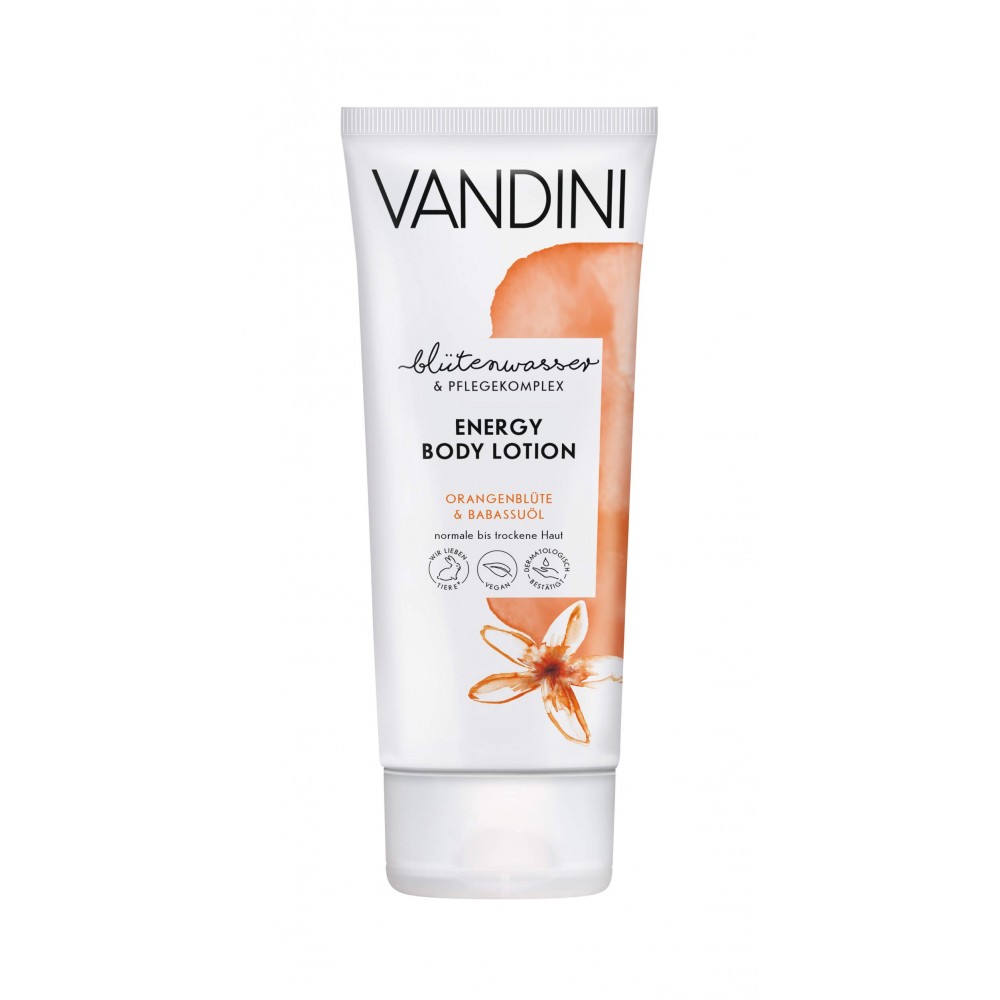 Vandini ENERGY tělové mléko pro normální až suchou pokožku 200 ml Aldo Vandini - 1