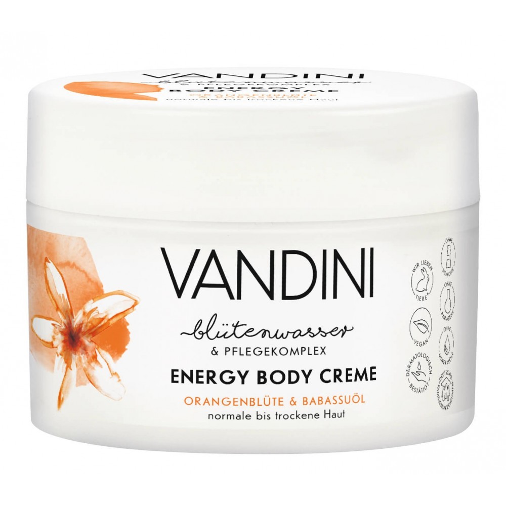 Vandini ENERGY tělový krém pro normální až suchou pokožku 200 ml Aldo Vandini - 1