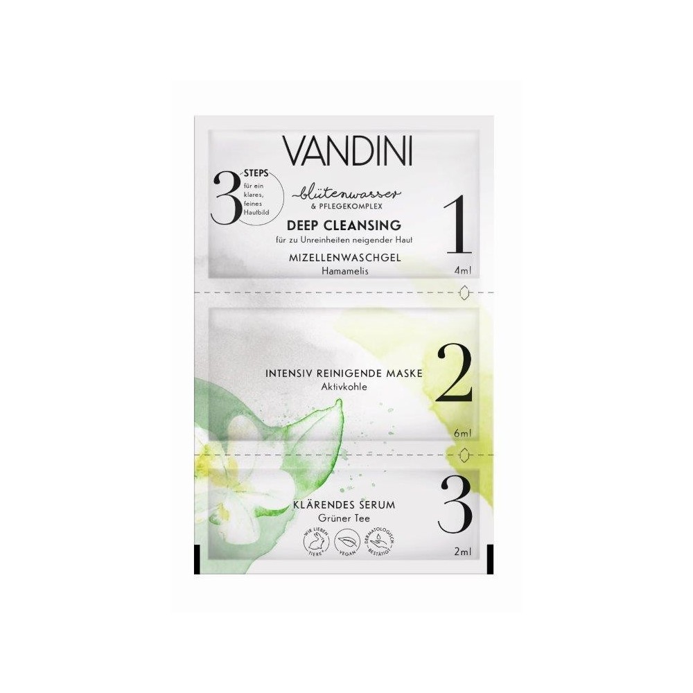 Vandini BEAUTY hloubkově čistící pleťová maska ​​12 ml Aldo Vandini - 1