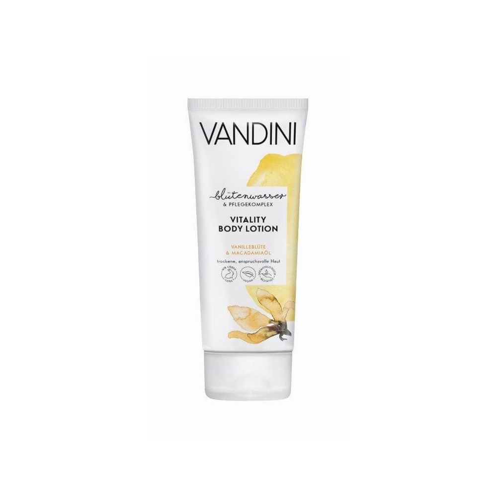 Vandini VITALITY vitalizující tělové mléko pro suchou a náročnou pokožku 200 ml Aldo Vandini - 1