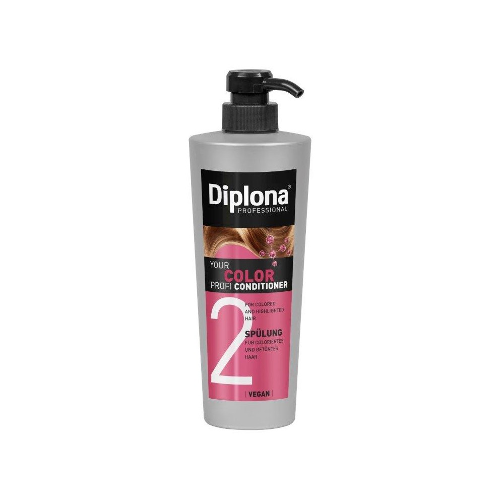 Diplona Your Color Profi kondicionér pro zářivou barvu barvených a melírovaných vlasů 600 ml Diplona - 1